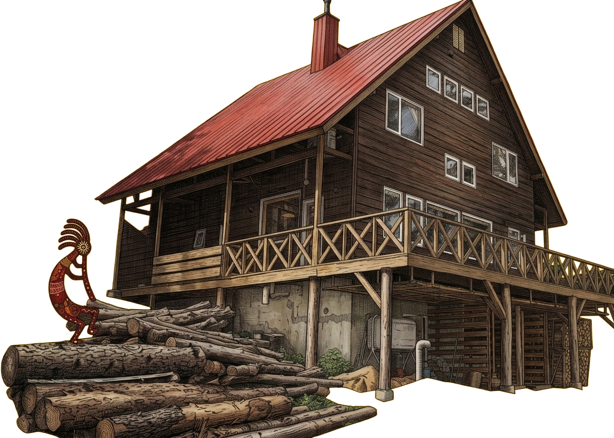 Cocopeli Log House